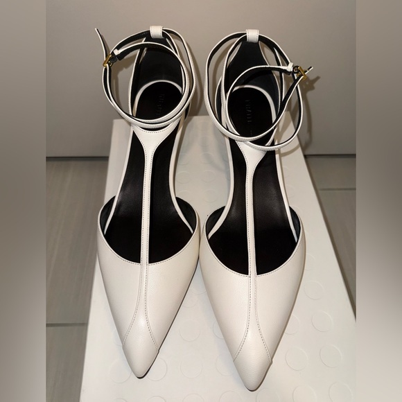 KHAITE Shoes - Khaite Mia Kitten Heel Pumps,39.5, White